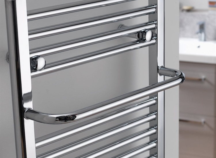 Ebony Towel Rail with Projecting Towel Bar